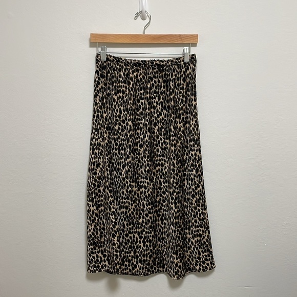 NWTs J. Crew Factory Leopard Print Skirt Size XS - Picture 6 of 6